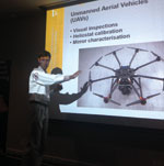 Professor Willie Smit giving the presentation. 